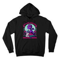 Just A Girl Who Loves Dragons And Books Dragon Reading Tall Hoodie