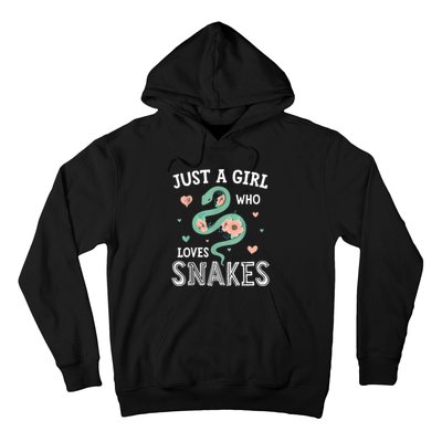 Just A Girl Who Loves Snakes Women Snake Lover Hoodie