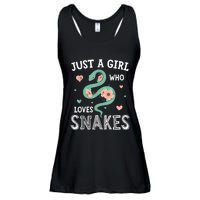 Just A Girl Who Loves Snakes Women Snake Lover Ladies Essential Flowy Tank