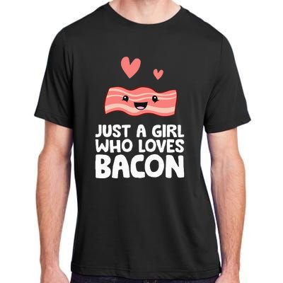 Just A Girl Who Loves Bacon Adult ChromaSoft Performance T-Shirt