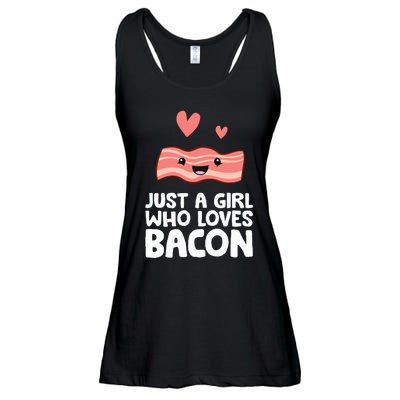 Just A Girl Who Loves Bacon Ladies Essential Flowy Tank