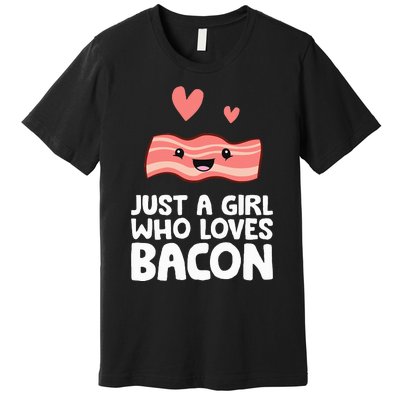 Just A Girl Who Loves Bacon Premium T-Shirt