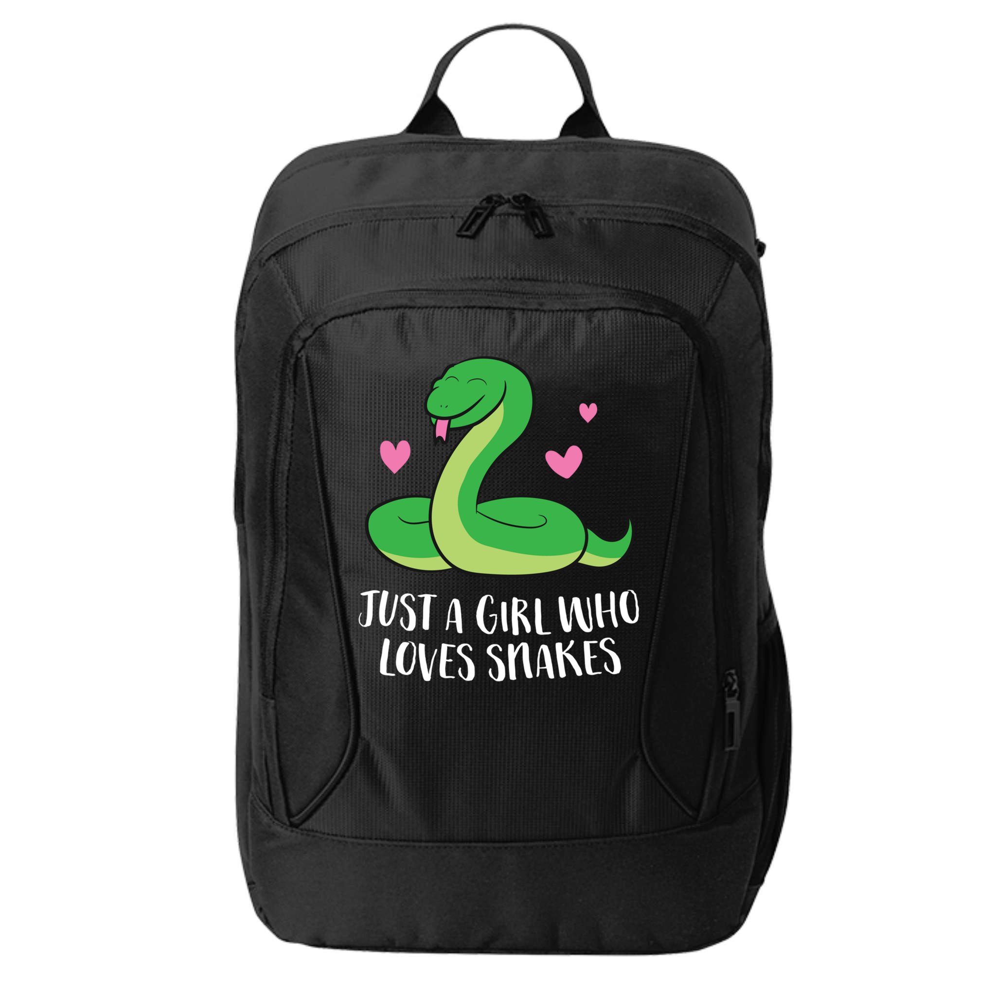 Just A Girl Who Loves Snakes Cute Snake Girl Gift City Backpack