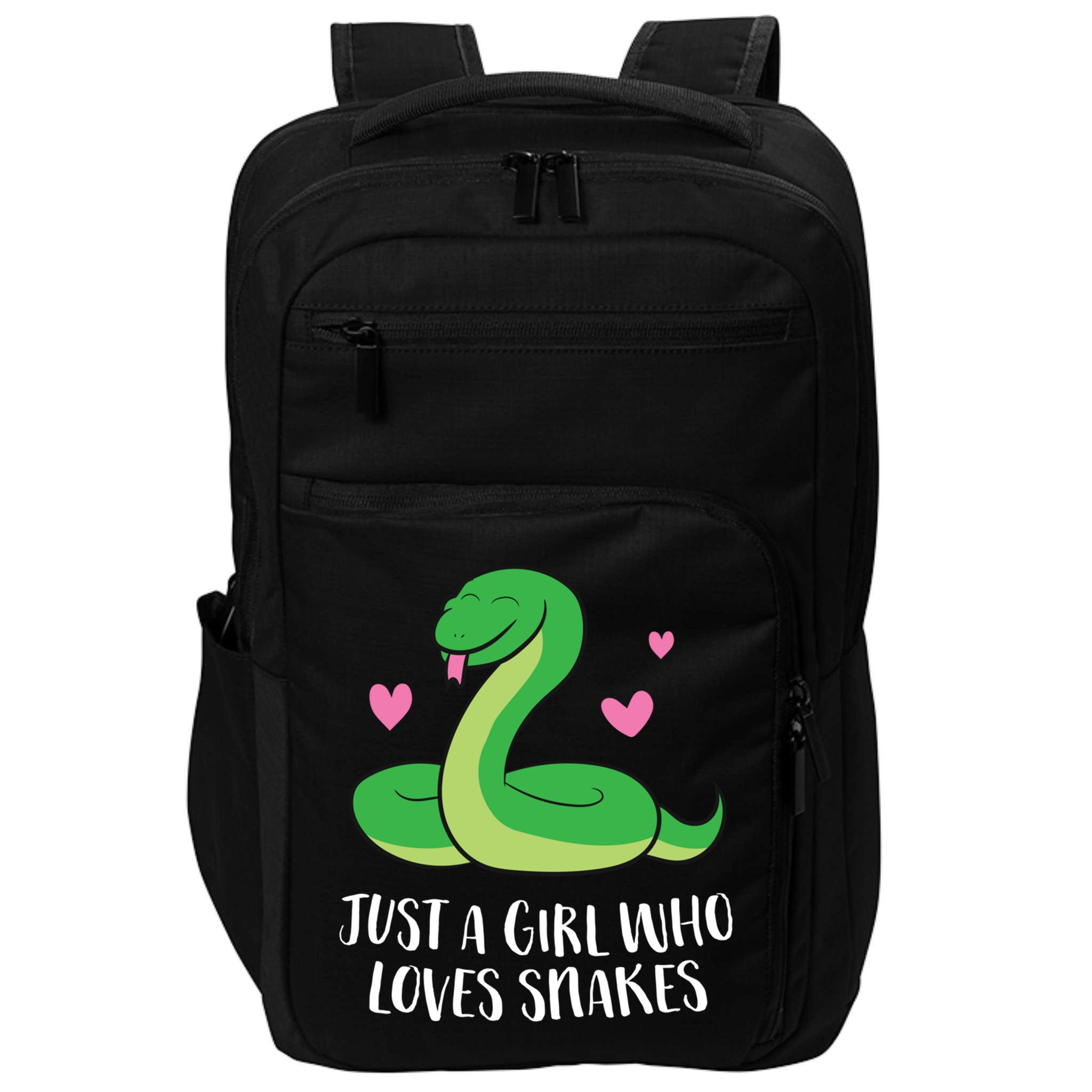 Just A Girl Who Loves Snakes Cute Snake Girl Gift Impact Tech Backpack