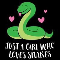 Just A Girl Who Loves Snakes Cute Snake Girl Gift Toddler Fine Jersey T-Shirt