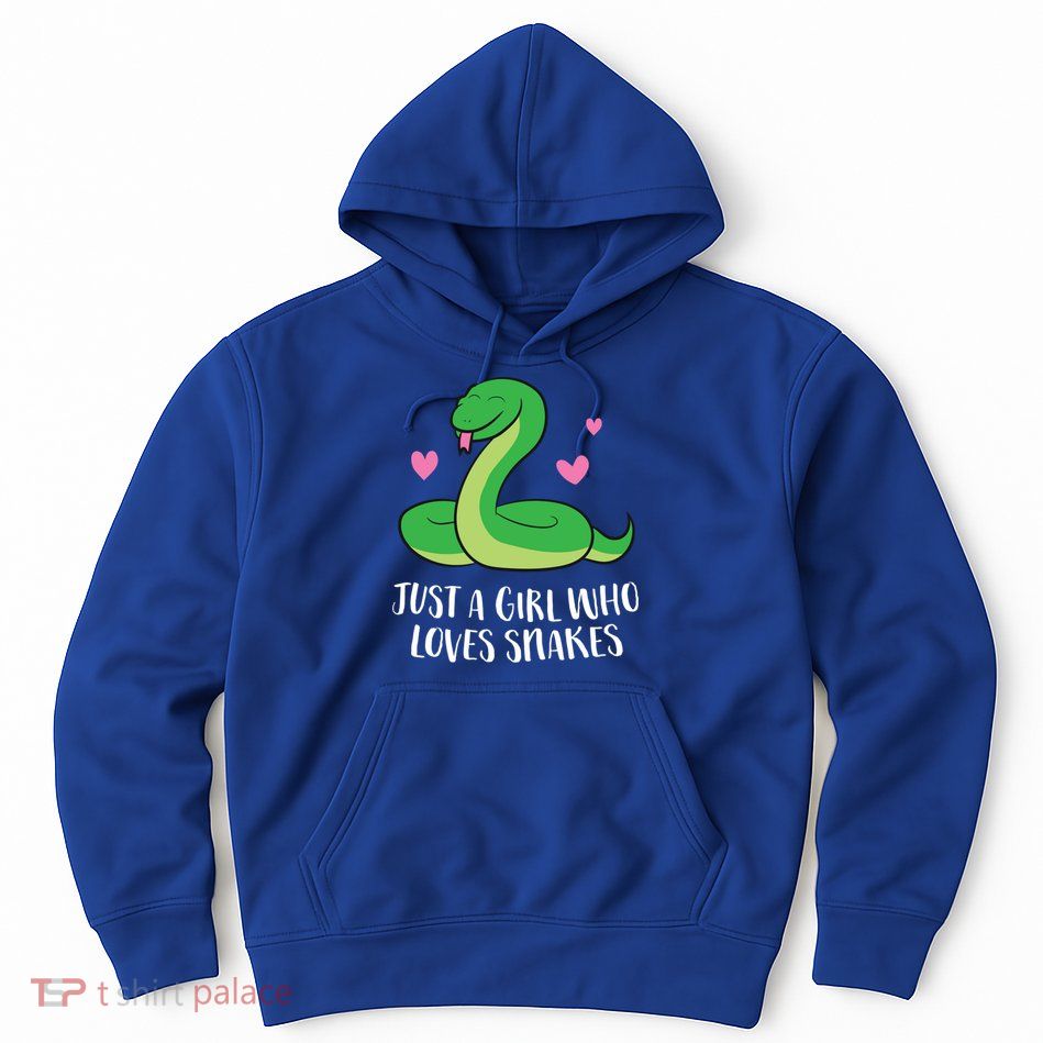 Just A Girl Who Loves Snakes Cute Snake Girl Gift Hoodie