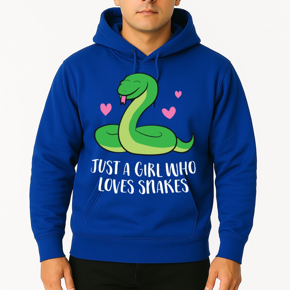 Just A Girl Who Loves Snakes Cute Snake Girl Gift Hoodie