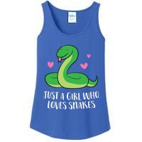 Just A Girl Who Loves Snakes Cute Snake Girl Gift Ladies Essential Tank