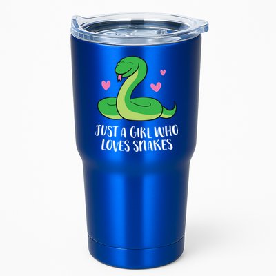 Just A Girl Who Loves Snakes Cute Snake Girl Gift Tumbler