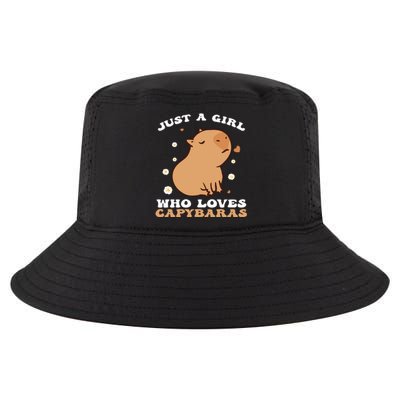 Just A Girl Who Loves Capybaras Cool Comfort Performance Bucket Hat