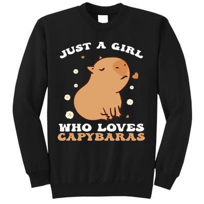 Just A Girl Who Loves Capybaras Sweatshirt