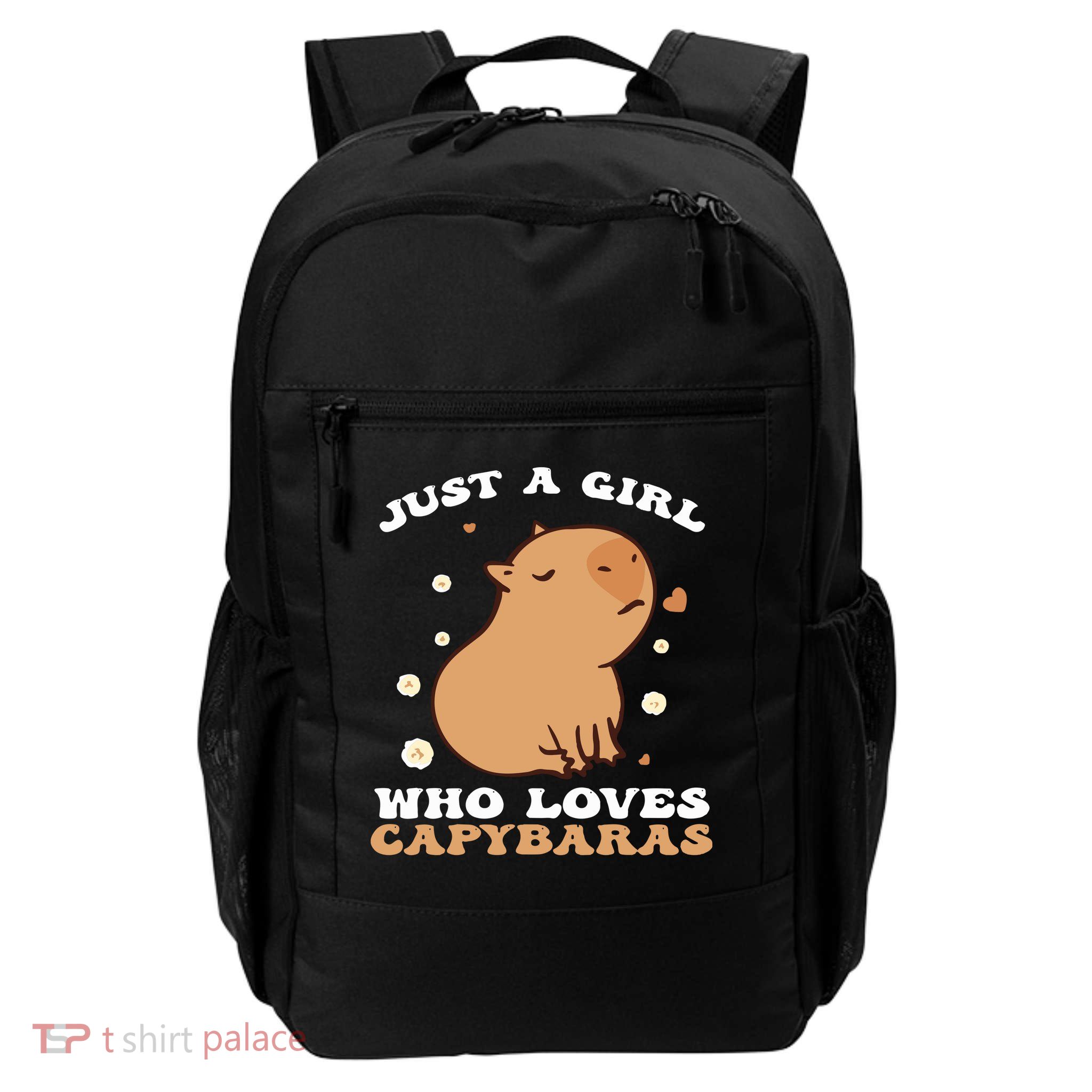 Just A Girl Who Loves Capybaras Daily Commute Backpack