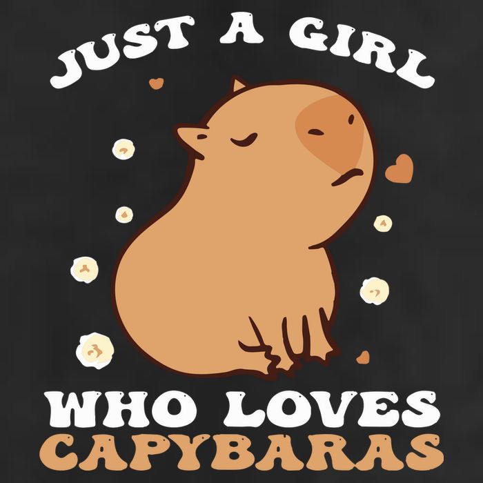 Just A Girl Who Loves Capybaras Adult Drive Performance Visor
