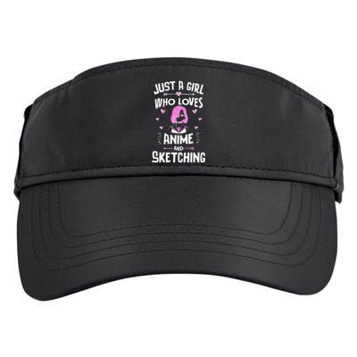 Just A Girl Who Loves Anime Adult Drive Performance Visor