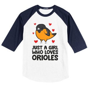 Just A Girl Who Loves Orioles Baseball Sleeve Shirt