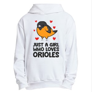 Just A Girl Who Loves Orioles Urban Pullover Hoodie