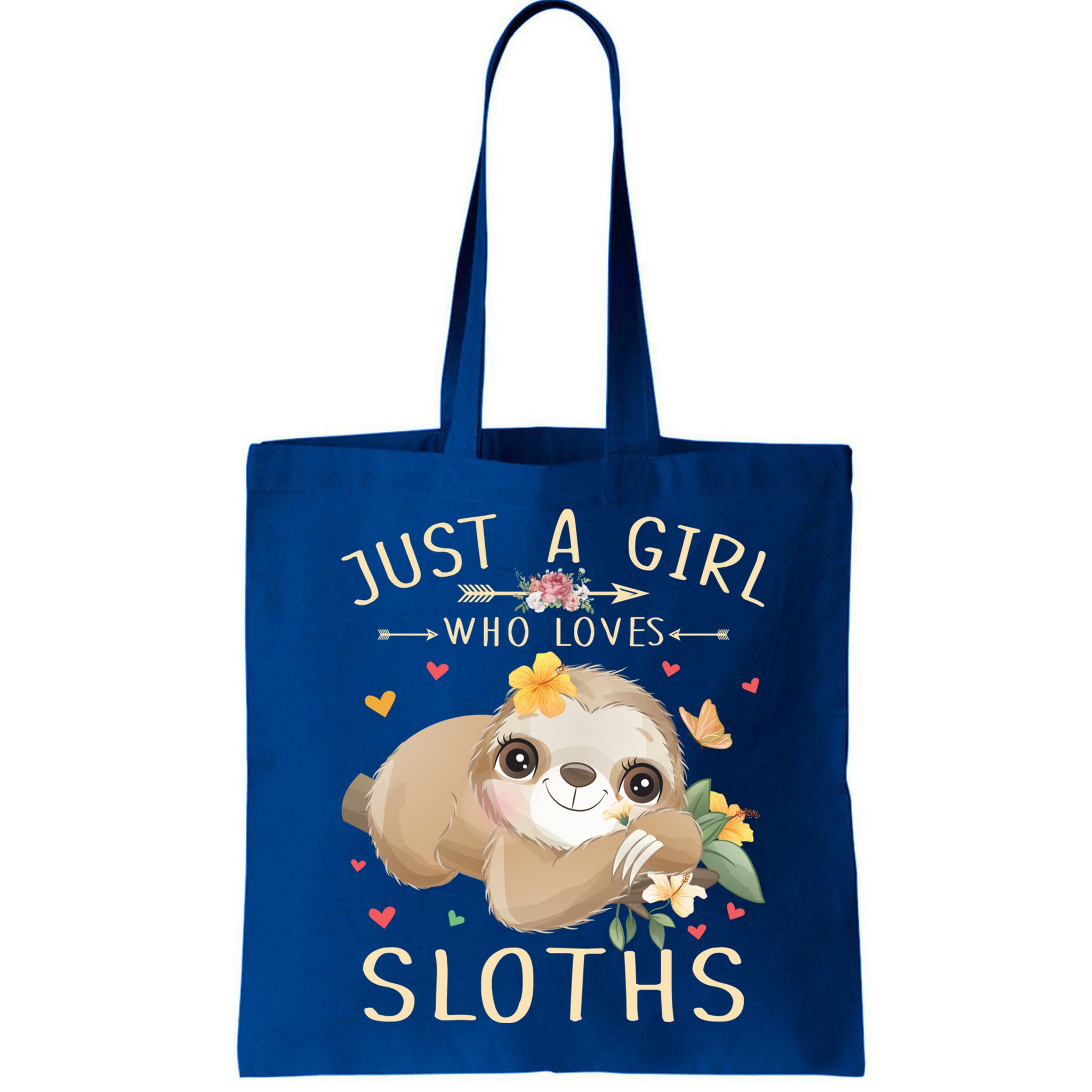 Just A Girl Who Loves Sloths Cute Sloth Lover Girls Gift Bag
