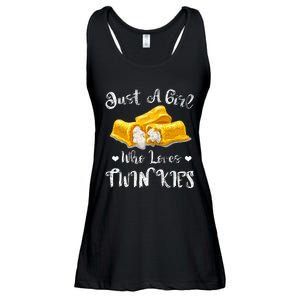 Just A Girl Who Loves Twinkies Ladies Essential Flowy Tank