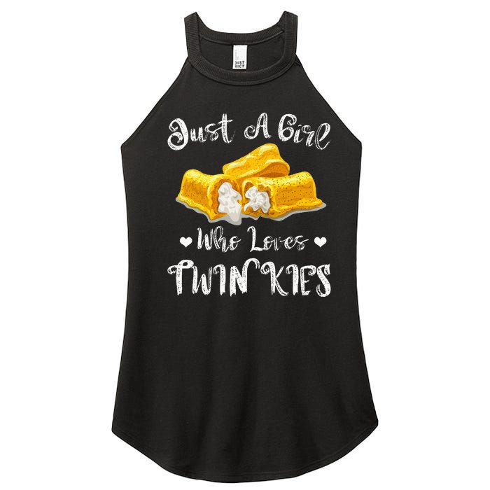 Just A Girl Who Loves Twinkies Women's Perfect Tri Rocker Tank