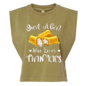 Just A Girl Who Loves Twinkies Garment-Dyed Women's Muscle Tee