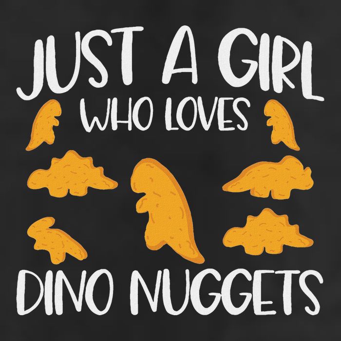 Just A Girl Who Loves Dino Nuggets Dinosaur Chicken Nuggets Cool Comfort Performance Bucket Hat