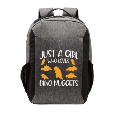 Just A Girl Who Loves Dino Nuggets Dinosaur Chicken Nuggets Vector Backpack