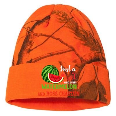 JUST A GIRL WHO LOVES WATERMELON AND ROSS CHASTAIN Premium Kati Licensed 12" Camo Beanie