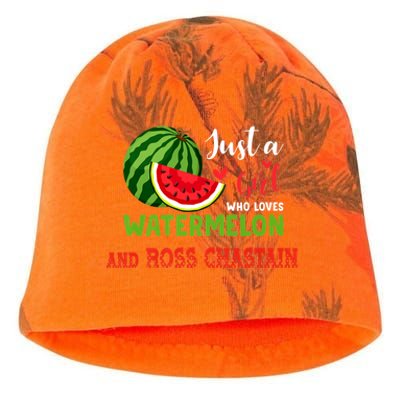 JUST A GIRL WHO LOVES WATERMELON AND ROSS CHASTAIN Premium Kati - Camo Knit Beanie