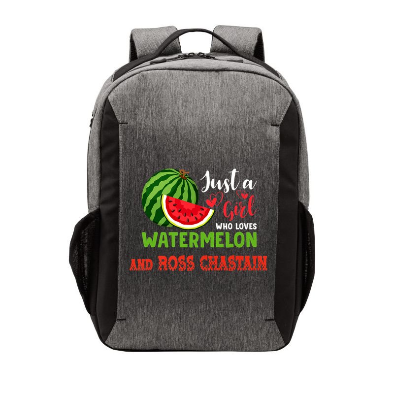 JUST A GIRL WHO LOVES WATERMELON AND ROSS CHASTAIN Premium Vector Backpack