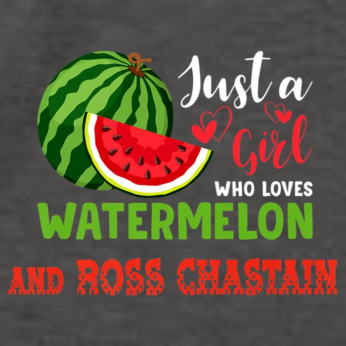 JUST A GIRL WHO LOVES WATERMELON AND ROSS CHASTAIN Premium Vector Backpack