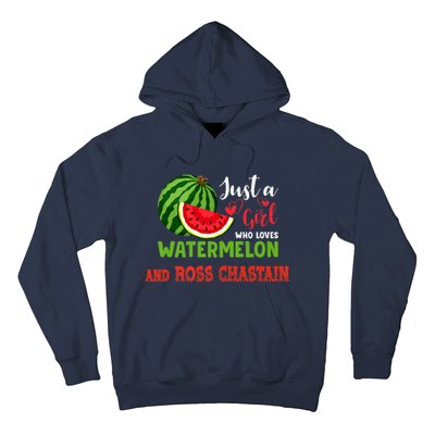 JUST A GIRL WHO LOVES WATERMELON AND ROSS CHASTAIN Premium Hoodie