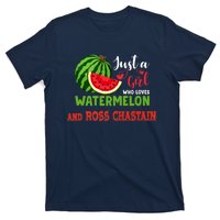 JUST A GIRL WHO LOVES WATERMELON AND ROSS CHASTAIN Premium T-Shirt