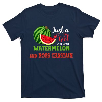 JUST A GIRL WHO LOVES WATERMELON AND ROSS CHASTAIN Premium T-Shirt