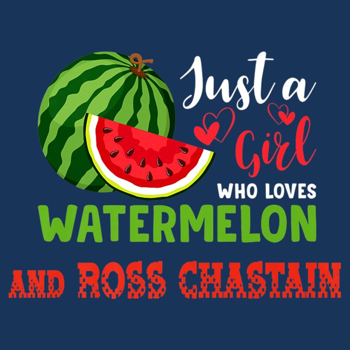 JUST A GIRL WHO LOVES WATERMELON AND ROSS CHASTAIN Premium 16 in Basic Backpack
