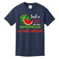 JUST A GIRL WHO LOVES WATERMELON AND ROSS CHASTAIN Premium Kids T-Shirt