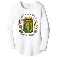 Just A Girl Who Loves Pickles Women's Perfect Tri Tunic Long Sleeve Shirt