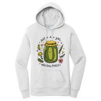 Just A Girl Who Loves Pickles Women's Pullover Hoodie