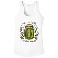 Just A Girl Who Loves Pickles Ladies PosiCharge Competitor Racerback Tank