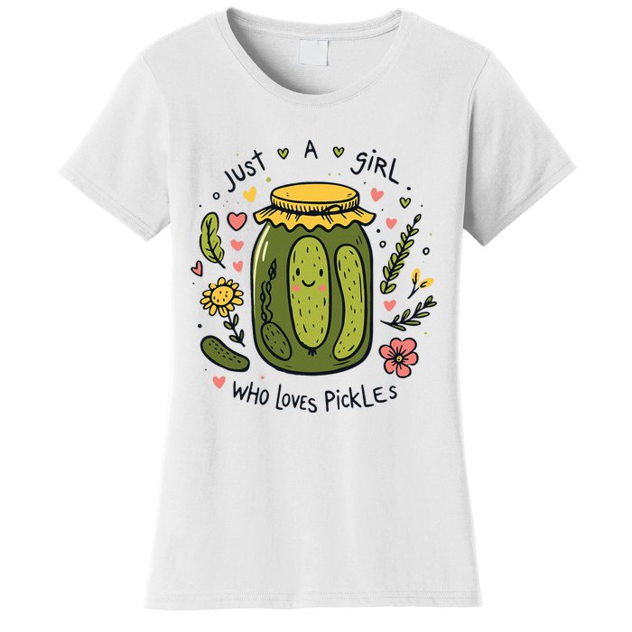 Just A Girl Who Loves Pickles Women's T-Shirt