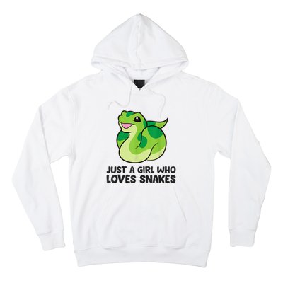 Just A Girl Who Loves Snakes Cute Snake Hoodie