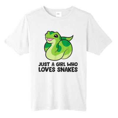 Just A Girl Who Loves Snakes Cute Snake Tall Fusion ChromaSoft Performance T-Shirt