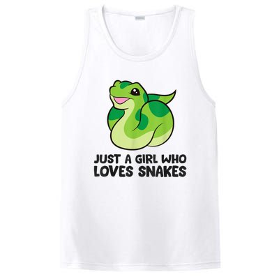 Just A Girl Who Loves Snakes Cute Snake PosiCharge Competitor Tank