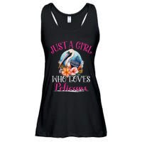 Just A Girl Who Loves Pelicans Bird For Women Ladies Essential Flowy Tank