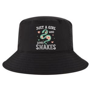 Just A Girl Who Loves Snakes Women Snake Lover Cool Comfort Performance Bucket Hat