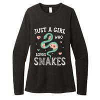 Just A Girl Who Loves Snakes Women Snake Lover Womens CVC Long Sleeve Shirt