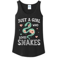 Just A Girl Who Loves Snakes Women Snake Lover Ladies Essential Tank