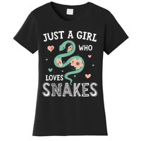 Just A Girl Who Loves Snakes Women Snake Lover Women's T-Shirt