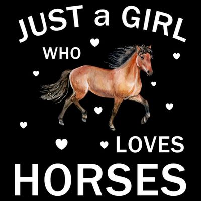 JUST A GIRL WHO LOVEs Horses T-Shirt
