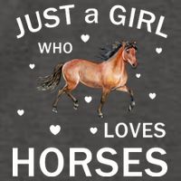 JUST A GIRL WHO LOVEs Horses Vector Backpack