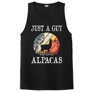 Just A Guy Who Loves Alpacas PosiCharge Competitor Tank